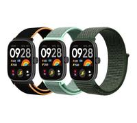 SUGARJAR Nylon Straps Compatible with Xiaomi Smart Band 9 Pro/Mi Band 8 Pro/Redmi Watch 4, Sport Replacement Strap for for Women Men