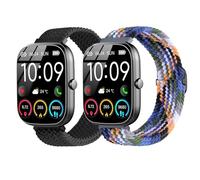 SUGARJAR Silicone Straps For Nerunsa P66D,22mm Soft Silicone Strap for Donerton T50S,T50H,Popglory P66,ENOMIR IDW19/LW51/LW11,TOOBUR IDW13/IDW16/IDW19/BW01,uaue T50S,Narcid P95/P66,TUYOMA LW36