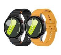 SUGARJAR Strap Compatible with Galaxy Watch 7/FE/6/5/4 40mm 44mm/6 Classic 43mm 47mm,Silicone Strap for Galaxy Watch 5 Pro 45mm/4 Classic 42mm 46mm