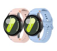SUGARJAR Strap Compatible with Galaxy Watch 7/FE/6/5/4 40mm 44mm/6 Classic 43mm 47mm,Silicone Strap for Galaxy Watch 5 Pro 45mm/4 Classic 42mm 46mm
