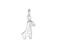 SUGARKITTEN LONDON Sterling Silver Baby Giraffe Filigree Hollow Pendant Charm (Plain white silver)