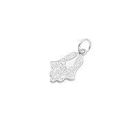 SUGARKITTEN LONDON Sterling Silver Hamsa Hand of Fatima Necklace Bracelet Charm Pendant (Solid)