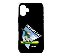 Sugarloaf Mountain Maine Snowboarding Snowboarder Kids Vacay Case for iPhone 16 Plus