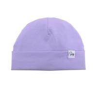Sugarmelon Lightweight Jersey Beanie Hat for Newborn Baby Boys Girls Silky Satin Lined Hats Bonnet Toddler Infant Little Kids Beanies Caps (6-24M,Orig Lavender)