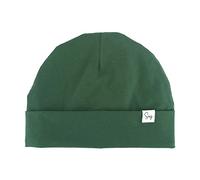 Sugarmelon Lightweight Jersey Beanie Hat for Newborn Baby Boys Girls Silky Satin Lined Hats Bonnet Toddler Infant Little Kids Beanies Caps (6-24M,Orig Forest Green)