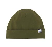 Sugarmelon Lightweight Jersey Beanie Hat for Newborn Baby Boys Girls Silky Satin Lined Hats Bonnet Toddler Infant Little Kids Beanies Caps (0-6M,Orig Olive)