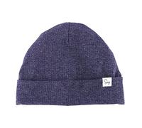 Sugarmelon Lightweight Jersey Beanie Hat for Newborn Baby Boys Girls Silky Satin Lined Hats Bonnet Toddler Infant Little Kids Beanies Caps (0-6M,Rib Navy)