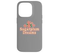 Sugarplum Dreams Candy Holiday Christmas Season Retro Case for iPhone 14 Pro