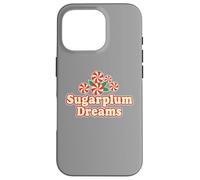 Sugarplum Dreams Candy Holiday Christmas Season Retro Case for iPhone 16 Pro