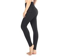 SugarPocket Womens Athletic Pants Yoga Leggings Fitness Workout Pants Gym Leggings L Black