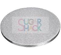 SugarShack | 15" Inch Round Silver Drums | 13 MM Thickness | For Weddings, Parties, Celebrations and More | Pack of 1 |