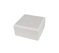 SugarShack | 15" Square Bevelled Edge Cake Dummy | 3" Deep | Cake Sculpting | for Weddings, Parties, Celebrations and More | Pack of 1