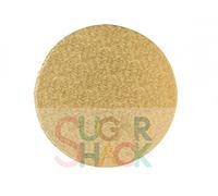 SugarShack | 9" Inch Round Gold Drums | 13 MM Thickness | for Weddings, Parties, Celebrations and More | Pack of 1 |