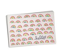 Sugartown Greetings Little Rainbows Hello Postcards - 48 Rainbow Postcards - Rainbow Post Cards for Kids, Teachers, & Friends