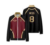 SUGEBETA Anime Blue Lock Jacket Stand Collar Zip Hoodie Manga Cosplay Long Sleeve Outerwear(8Ness,XL)