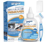 Sugemur Mould Remover Gel, Large Capacity Mould Gel Cleaner, Gentle Household Mildew and Stain Remover for Washing Machine Seals, Bathroom Tiles, Kitchen Sinks, Grout, and Stains, 8 fl oz