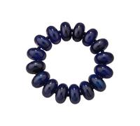 sugerou Bead Bracelet for Women, Colorful Acrylic Beads Elastic Stretch Bracelet, Boho Summer Beach Vacation Jewelry # Navy Blue