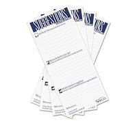 Suggestion Box Cards, 3-1/2 x 8, White, 25 Cards/Pack