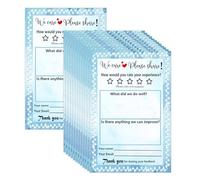 Suggestion Box Cards Comment Cards,4x6 Inch Blank Suggestion Forms Customer Complaint and Feedback Forms for Hotel Supplies,Restaurants, Church, School,Small Business(50 Pcs）