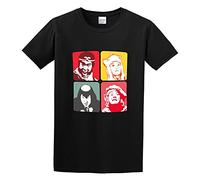 SUGI-YOUNG Adult T-Shirts Comfortable Monkey Magic D6 Funny Black XL