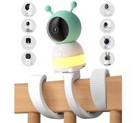 Suglade Universal Baby Monitor Mount | No Drilling Adjustable Crib Camera Mount | 1/4" Standard Thread Interface | Accessory Mount for Multiple Brands of Baby Monitors