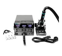 SUGON 8630Pro 1300W Hot Air Gun Digital Display BGA Rework Station Curved Nozzle Welding Repair Desoldering Station(Sugon 8630Pro 220V power supply)