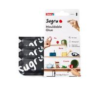 Sugru by tesa - Moldable Multi-Purpose Glue for Creative Fixing and Making, Black, 3 Piece