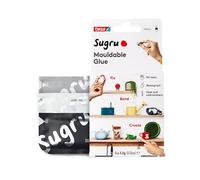 Sugru by tesa - Moldable Multi-Purpose Glue for Creative Fixing and Making, Black, White & Gray, 3 Piece