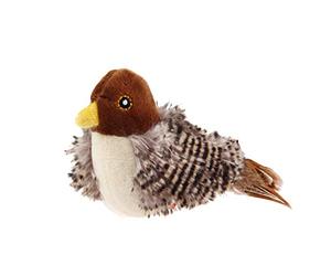 Suhaco Interactive Cat Feather Toys Melody Chaser Chirpy Bird Cat Toys for Cats, Plush Cat Toys for Indoor Cats Adult Funny Squeak Kitten Toys for Boredom