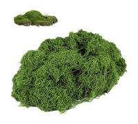 SUHAI Dark Green Artificial Moss Decorative,Artificial Fake Green Lichen Plants,Fake Moss ArtMoss Decoration for Home, Garden,Landscaping, Floristry,Model Making,Arts and Crafts(50g)