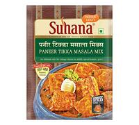 Suhana Easy to Cook Paneer Tikka Masala - A Complete Blend of Spices (400g, 50g x 8 Bags) Powder Masala Powder