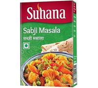 Suhana Spices Mix Powder (Box) - Curry Masala Recipe Mixes Casserole Seasoning Herbs - Simplifies & Speeds Up Cooking Process (Pack of 1, Suhana Sabzi masala 100g)