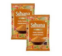 Suhana Spices Mix Powder (Box) - Curry Masala Recipe Mixes Casserole Seasoning Herbs - Simplifies & Speeds Up Cooking Process (Pack of 2, Suhana Garam Masala 100g Box)