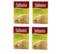 Suhana Spices Mix Powder (Box) - Curry Masala Recipe Mixes Casserole Seasoning Herbs - Simplifies & Speeds Up Cooking Process (Pack of 4, Suhana Coriander Powder Box 100g)