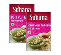 Suhana Spices Mix Powder (Box) - Curry Masala Recipe Mixes Casserole Seasoning Herbs - Simplifies & Speeds Up Cooking Process (Pack of 2, Suhana Panipuri Masala 50g Box)