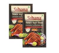 Suhana Spices Mix Powder (Box) - Elevate Your Cooking with Authentic Flavors - Simplifies & Speeds Up Cooking Process (Pack of 2, Suhana Tandoori Masala 100g Box)