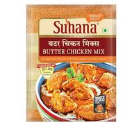 Suhana Spices Mix Powder (Ready To Eat) - Curry Masala Recipe Mixes Casserole Seasoning Herbs - Simplifies & Speeds Up Cooking Process (Pack of 1, Butter Chicken Mix (Dairy Free) 50g (RTE))