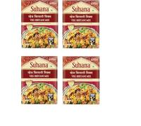 Suhana Spices Mix Powder (Ready To Eat) - Curry Masala Recipe Mixes Casserole Seasoning Herbs - Simplifies & Speeds Up Cooking Process (Pack of 4, Veg Biryani Mix 50g (RTE))