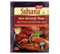 Suhana Spices Mix Powder (Ready To Eat) - Curry Masala Recipe Mixes Casserole Seasoning Herbs - Simplifies & Speeds Up Cooking Process (Pack of 1, Mutton Kolhapuri Mix 100g (RTE))