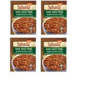 Suhana Spices Mix Powder (Ready To Eat) - Curry Masala Recipe Mixes Casserole Seasoning Herbs - Simplifies & Speeds Up Cooking Process (Pack of 4, Rajma Masala Mix 50g (RTE))