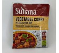 Suhana Spices Mix Powder (Ready To Eat) - Curry Masala Recipe Mixes Casserole Seasoning Herbs - Simplifies & Speeds Up Cooking Process (Pack of 1, Vegetable Curry Mix 80g (RTE))