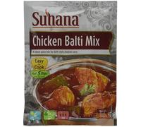 Suhana Spices Mix Powder (Ready To Eat) - Curry Masala Recipe Mixes Casserole Seasoning Herbs - Simplifies & Speeds Up Cooking Process (Pack of 1, Chicken Balti Mix (Dairy Free) 80g (RTE))