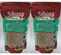 Suhana Whole Jeera Cumin Seeds 100g | Premium Quality, Aromatic & Flavourful Spices | Essential Indian Cooking Ingredient (Pack of 2)