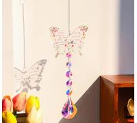 SUHANIOP Friendship Gifts for Women Girls, Butterfly Crystal Suncatcher Best Friend Presents for My Special Friend on Birthday, Retirement, Christmas, Anniversary, Graduation, New Year