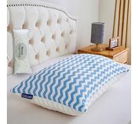 Suhedy Pillows Queen Size for Bed - Firm Pillow for Back Stomach and Side Sleeper - Shredded Memory Foam Cooling Pillow for Neck and Shoulder Pain Washable Adjustable