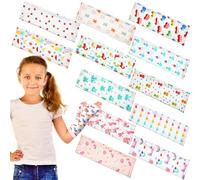 Suhine 12 Pcs Kids Arm Cast Cover Bandage Protector Soft Reusable Elastic Cast Sleeve Arm Decorative Cast Cover Removable Washable Wrist Elbow Protection Cover