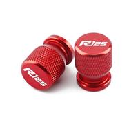 SUHNGE For Yamaha R125 YZF R1 R3 R25 R6 Customized Motorcycles CNC Aluminum Tyre Dust Caps Cover, 2pcs Tyre Rim Air Port Cover Tire Valve Wheel Stem Cap Dustproof Cover,Red
