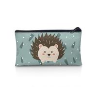 Suhoaziia Cartoon Hedgehog Big Capacity Pencil Cases Cute for Girls Boys Kids Pencil Box Organizer with Zipper Child Student Pencil Bag Pouches Holder for Nurses Purse Notebook Planner