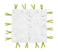 SuhoFutus 1 * 1m Flower Wall Panel, Artificial Flower Wall White with Corner Pull Tab - Eco-Friendly Silk and Cloth - Reusable/Beautiful for Weddings, Birthdays and Decor, Wedding Centrepieces