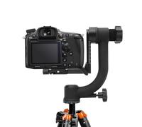 SuhoFutus 360° Panoramic Gimbal Tripod, Load Capacity 44lbs - ABS+Metal, Compact and Lightweight, Suitable for SLR Cameras, Telephoto Lenses and Camcorders (Black)